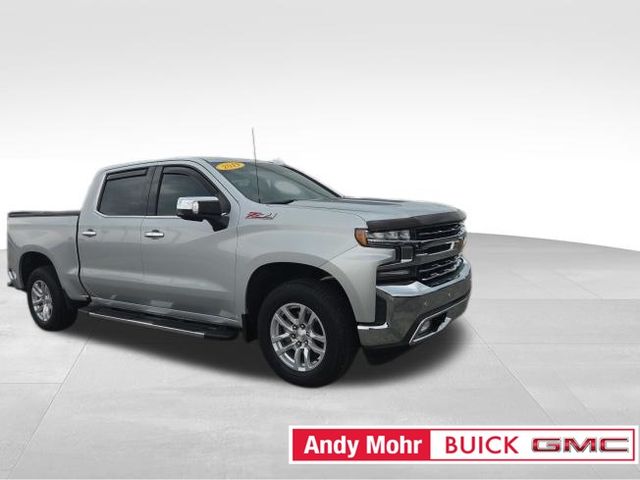 Silver Ice Metallic 2019 Chevrolet Silverado 1500 Pickup Truck Four-Wheel Drive 8-Speed Automatic