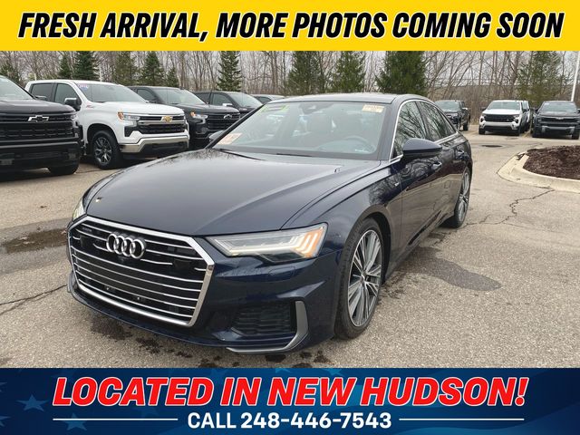 Blue Metallic 2019 Audi A6 55 TFSI quattro Prestige Sedan AWD Sedan All-Wheel Drive 7-Speed Automatic