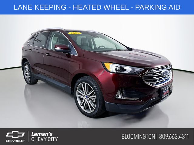Red (Burgundy) 2020 Ford Edge SUV / Crossover All-Wheel Drive 8-Speed Automatic