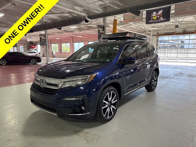 Gray (Steel Sapphire Metallic) 2019 Honda Pilot Elite AWD SUV / Crossover All-Wheel Drive 9-Speed Automatic