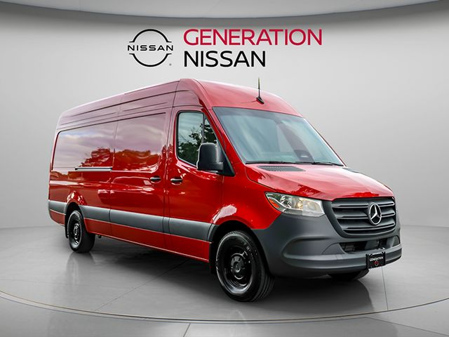 Red 2025 Mercedes-Benz Sprinter Cargo 2500 170 High Roof RWD Van Rear-Wheel Drive 9-Speed Automatic