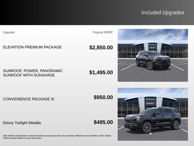 2026 Ebony Twilight Metallic GMC Terrain Elevation AWD SUV