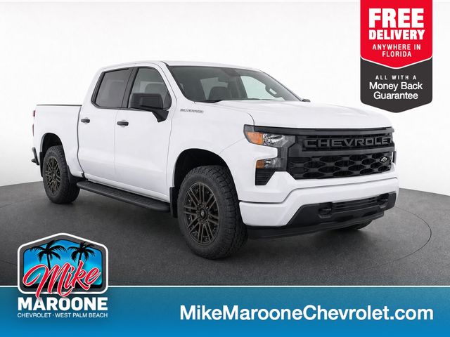 Summit White 2023 Chevrolet Silverado 1500 Pickup Truck 4X2 8-Speed Automatic
