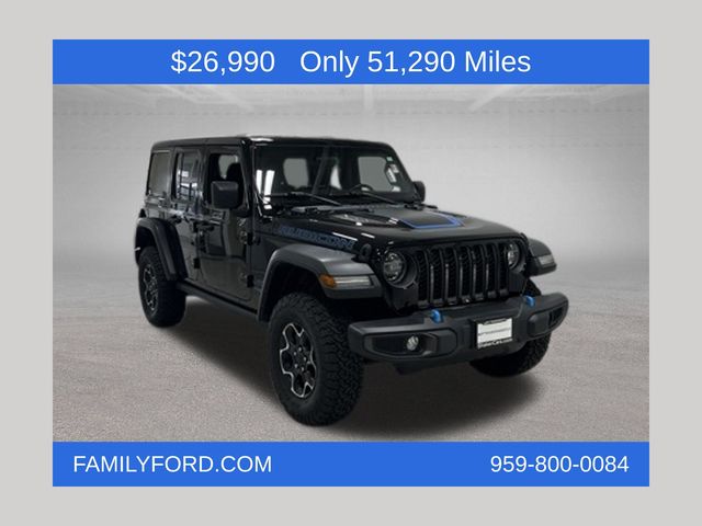 Black Clearcoat 2022 Jeep Wrangler 4xe SUV / Crossover Four-Wheel Drive 8-Speed Automatic