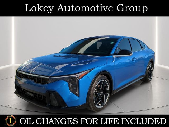 Wave Blue 2025 Kia K4 Sedan Front-Wheel Drive Continuously Variable Transmission