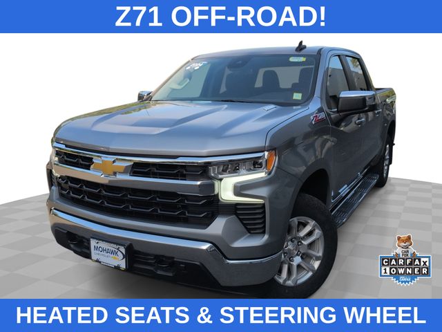 Sterling Gray Metallic 2024 Chevrolet Silverado 1500 Pickup Truck Four-Wheel Drive Automatic
