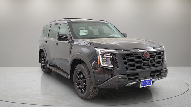 Super Black 2025 Nissan Armada PRO-4X 4WD SUV / Crossover Four-Wheel Drive 9-Speed Automatic
