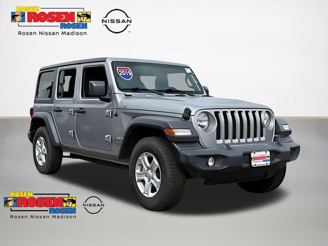 Billet Silver Metallic Clearcoat 2019 Jeep Wrangler SUV / Crossover Four-Wheel Drive 8-Speed Automatic