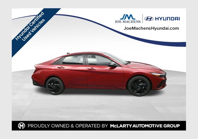 Ultimate Red 2026 Hyundai Elantra Sedan Front-Wheel Drive Continuously Variable Transmission