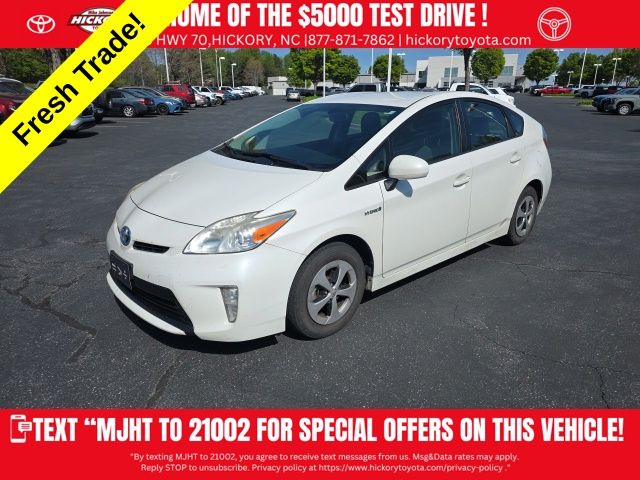 White (Blizzard Pearl) 2013 Toyota Prius Four Hatchback Front-Wheel Drive Continuously Variable Transmission