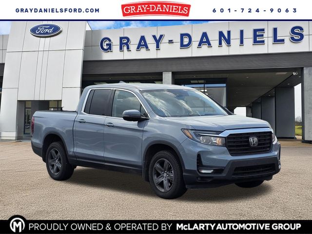 Gray 2023 Honda Ridgeline Pickup Truck All-Wheel Drive 9-Speed Automatic