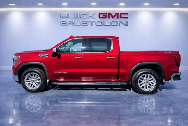 Red Quartz Tintcoat 2019 GMC Sierra 1500 SLT Crew Cab 4WD Pickup Truck Four-Wheel Drive 8-Speed Automatic