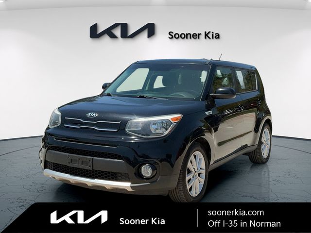 Shadow Black 2018 Kia Soul Wagon Front-Wheel Drive 6-Speed Automatic