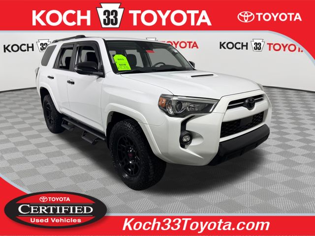 Super White 2021 Toyota 4Runner SUV / Crossover Four-Wheel Drive 5-Speed Automatic Overdrive