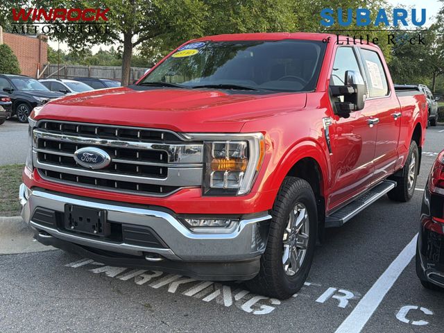Race Red 2022 Ford F-150 Lariat SuperCrew 4WD Pickup Truck Four-Wheel Drive Automatic