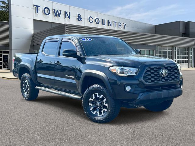 Midnight Black Metallic 2020 Toyota Tacoma Pickup Truck Four-Wheel Drive 6-Speed Automatic