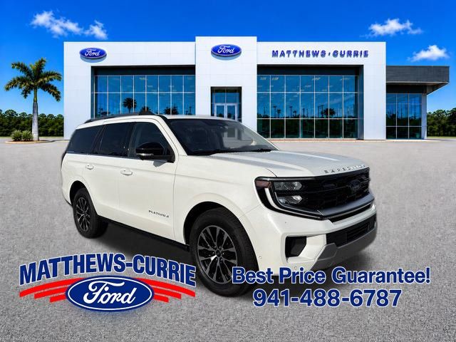 White Metallic 2025 Ford Expedition SUV / Crossover Four-Wheel Drive Automatic