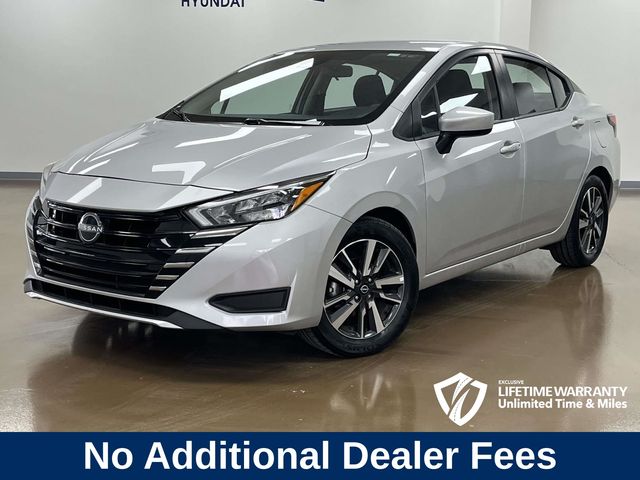 Brilliant Silver Metallic 2025 Nissan Versa Sedan Front-Wheel Drive Continuously Variable Transmission