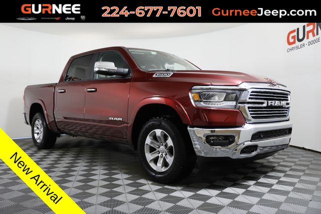 Delmonico Red Pearlcoat 2022 RAM 1500 Laramie Crew Cab 4WD Pickup Truck Four-Wheel Drive 8-Speed Automatic