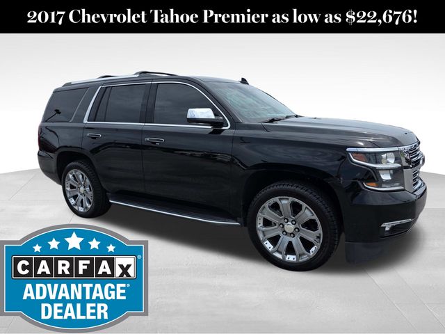 Black 2017 Chevrolet Tahoe Premier RWD SUV / Crossover 4X2 6-Speed Automatic Overdrive