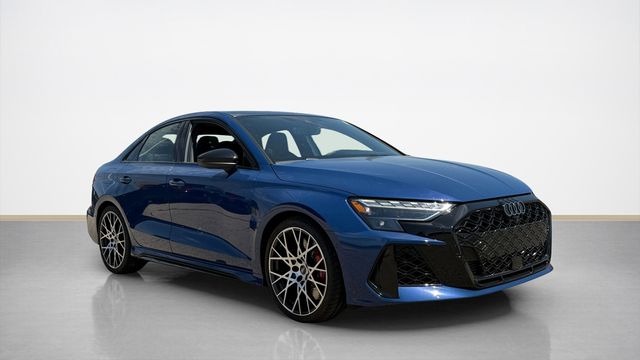 Ascari Blue Metallic 2025 Audi RS 3 2.5T quattro Sedan All-Wheel Drive 7-Speed Automatic