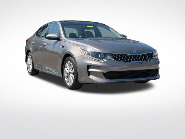 Titanium Silver 2016 Kia Optima EX Sedan Front-Wheel Drive 6-Speed Automatic