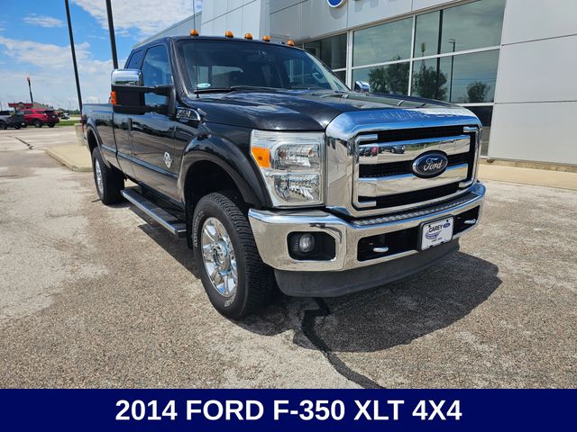 Tuxedo Black Metallic 2014 Ford F-350 Super Duty XLT SuperCab 4WD Pickup Truck Four-Wheel Drive 6-Speed Automatic Overdrive