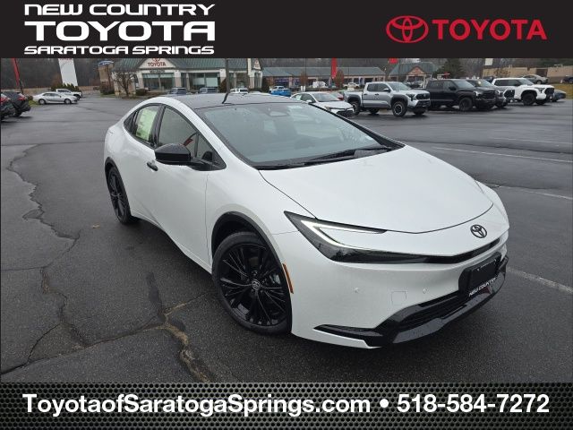 White 2026 Toyota Prius Plug-In Hybrid Hatchback Front-Wheel Drive Continuously Variable Transmission