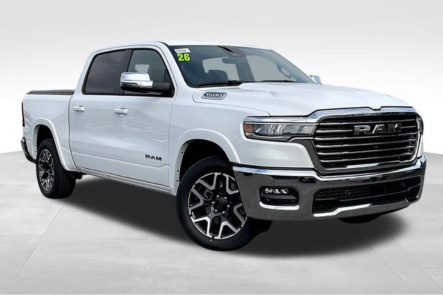 Bright White Clearcoat 2026 RAM 1500 Pickup Truck Four-Wheel Drive 8-Speed Automatic