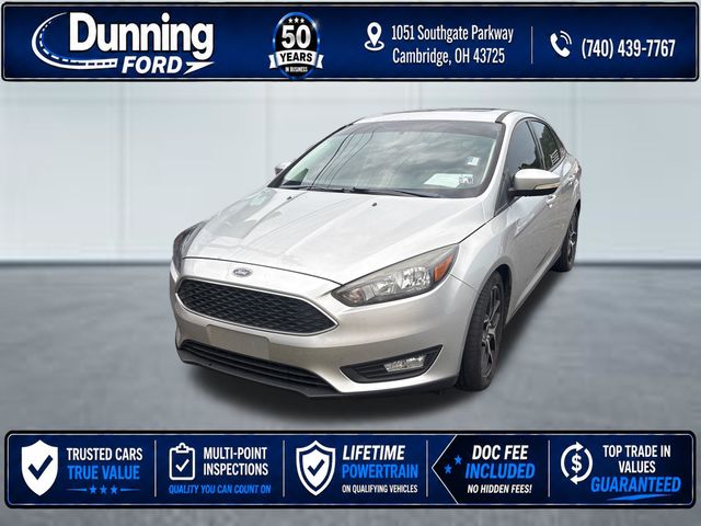 Ingot Silver Metallic 2018 Ford Focus Sedan Front-Wheel Drive 6-Speed Automatic