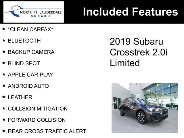 2019 Subaru Crosstrek 2.0i Limited 2