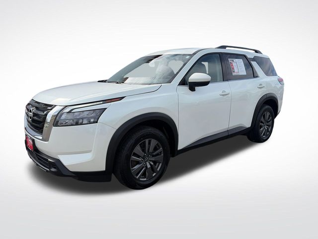 Pearl White Tricoat 2024 Nissan Pathfinder SUV / Crossover All-Wheel Drive 9-Speed Automatic