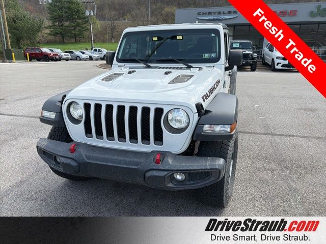 Bright White Clearcoat 2022 Jeep Wrangler Unlimited Rubicon 4WD SUV / Crossover Four-Wheel Drive 8-Speed Automatic