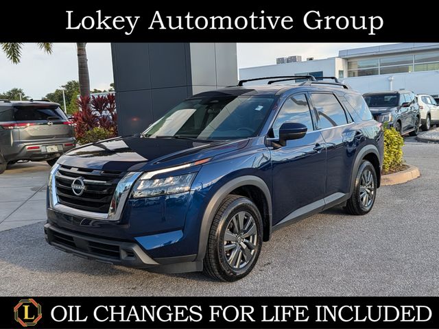 Deep Ocean Blue Pearl 2024 Nissan Pathfinder SUV / Crossover Front-Wheel Drive 9-Speed Automatic