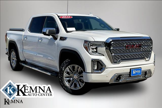 White Frost Tricoat 2021 GMC Sierra 1500 Pickup Truck Four-Wheel Drive Automatic