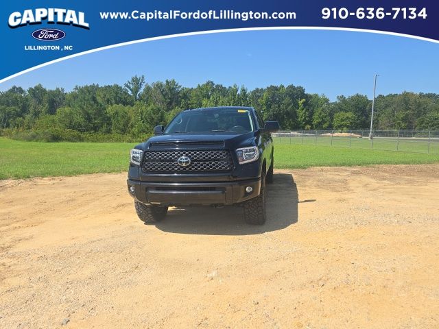 Midnight Black Metallic 2019 Toyota Tundra Pickup Truck Four-Wheel Drive 6-Speed Automatic