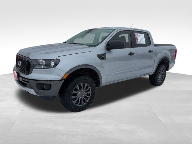 Iconic Silver Metallic 2020 Ford Ranger XLT SuperCrew 4WD Pickup Truck Four-Wheel Drive Automatic