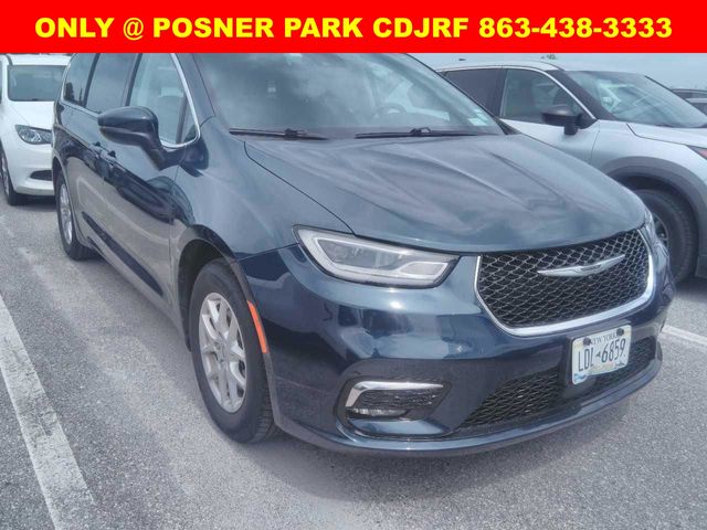 Blue 2023 Chrysler Pacifica Touring L FWD Minivan Front-Wheel Drive 9-Speed Automatic