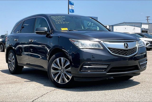 Gray 2016 Acura MDX SUV / Crossover Front-Wheel Drive 9-Speed Automatic