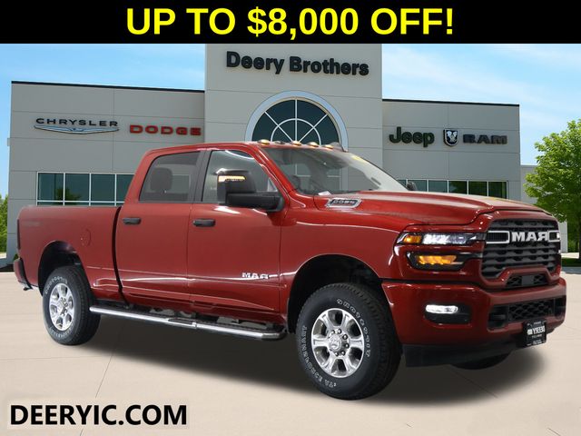 Molten Red Pearlcoat 2026 RAM 2500 Big Horn Crew Cab 4WD Pickup Truck Four-Wheel Drive 8-Speed Automatic