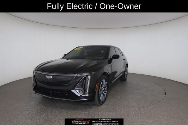 Stellar Black Metallic 2024 Cadillac LYRIQ SUV / Crossover All-Wheel Drive 1-Speed Automatic