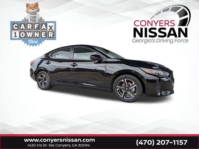 Super Black 2025 Nissan Sentra Sedan Front-Wheel Drive Continuously Variable Transmission