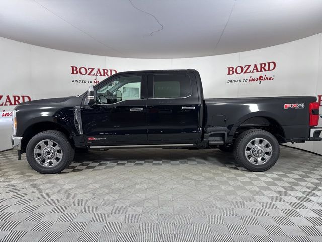 2025 Agate Black Metallic Ford Super Duty F-250 SRW Lariat 4X4 Truck