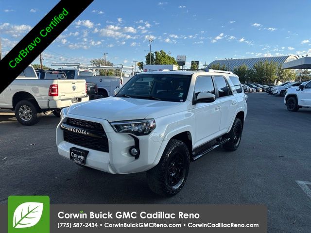 Super White 2017 Toyota 4Runner SUV / Crossover Four-Wheel Drive 5-Speed Automatic Overdrive