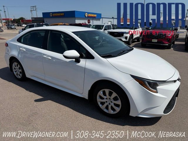 White 2022 Toyota Corolla Sedan Front-Wheel Drive Continuously Variable Transmission