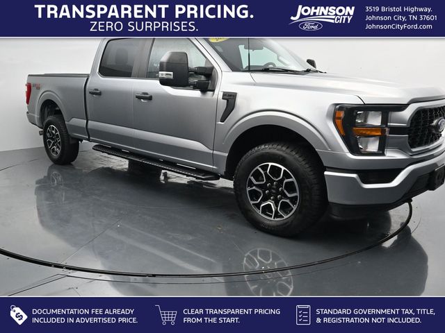 Iconic Silver Metallic 2023 Ford F-150 Pickup Truck Four-Wheel Drive Automatic