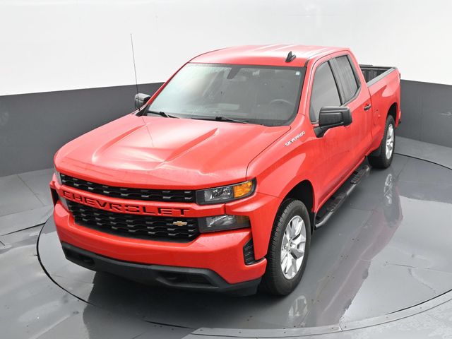 2021 Red Hot Chevrolet Silverado 1500 Custom 4X4 Truck