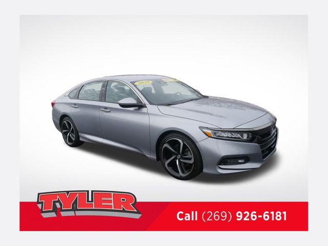 Lunar Silver Metallic 2020 Honda Accord 1.5T Sport FWD Sedan Front-Wheel Drive Continuously Variable Transmission