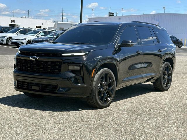 Black Metallic 2024 Chevrolet Traverse RS AWD SUV / Crossover Four-Wheel Drive 8-Speed Automatic