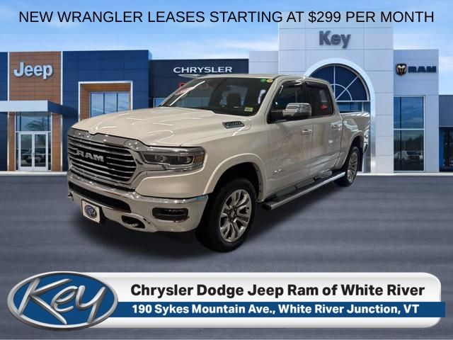 Ivory White Tri-Coat Pearlcoat 2024 RAM 1500 Pickup Truck Four-Wheel Drive 8-Speed Automatic